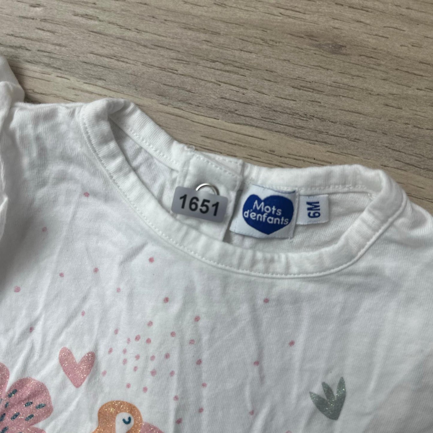 Blouse Mots d’enfants : 6 mois