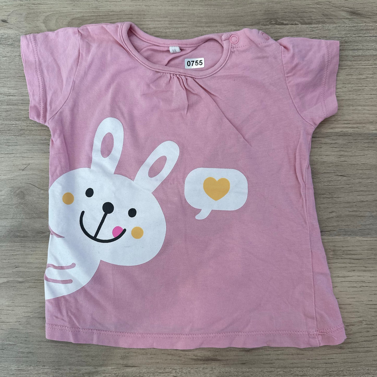 T-Shirt lapin mignon : 18 mois