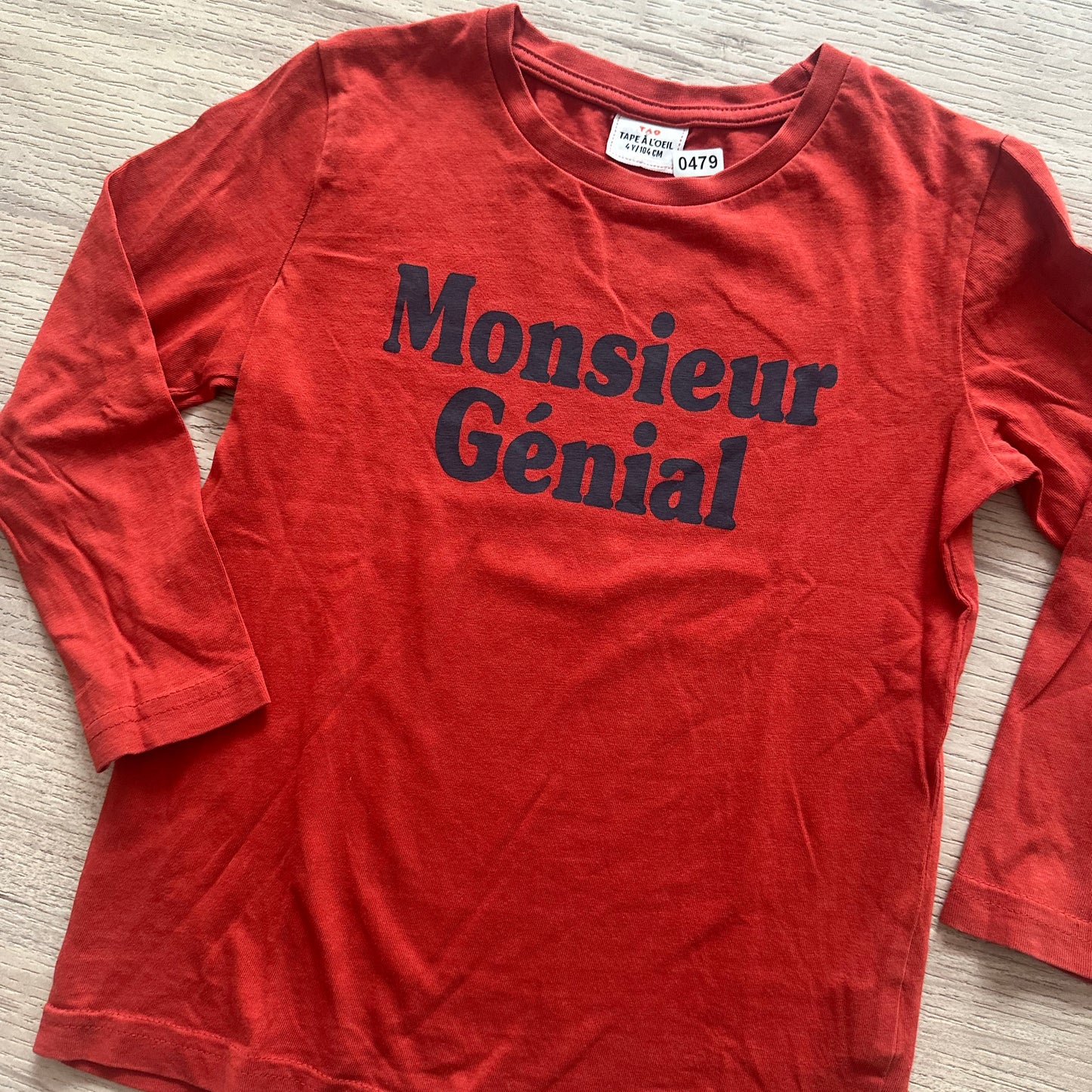 T-Shirt Tape à l'oeil : 4 ans