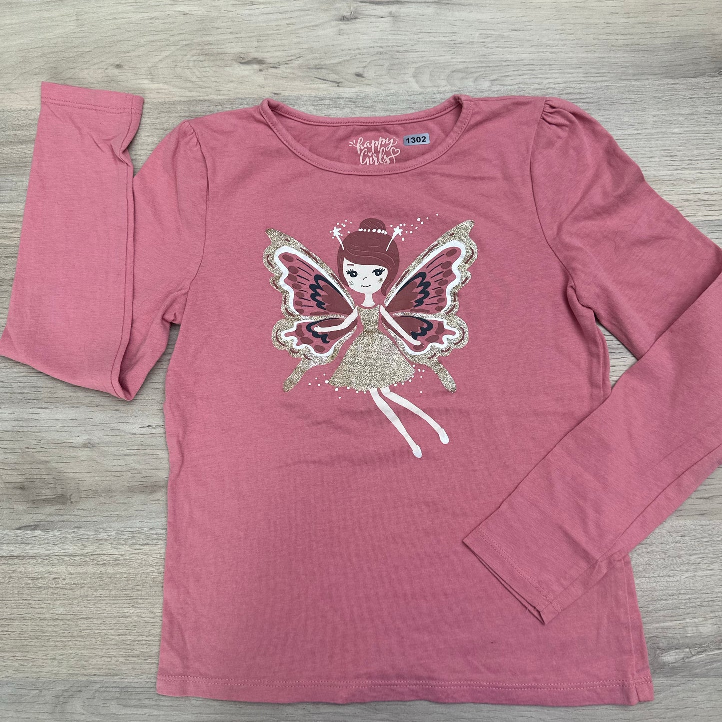 T-Shirt Happy girls : 9 ans