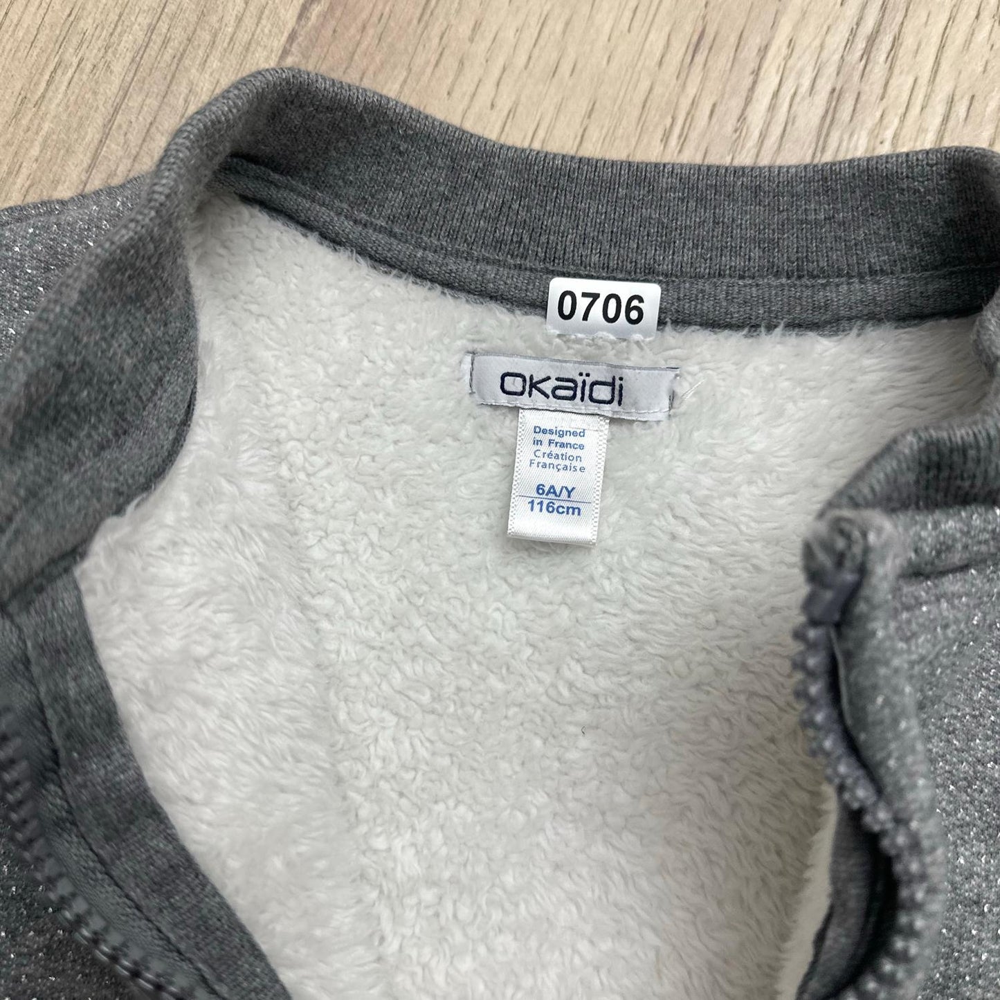 Gilet Okaïdi : 6 ans