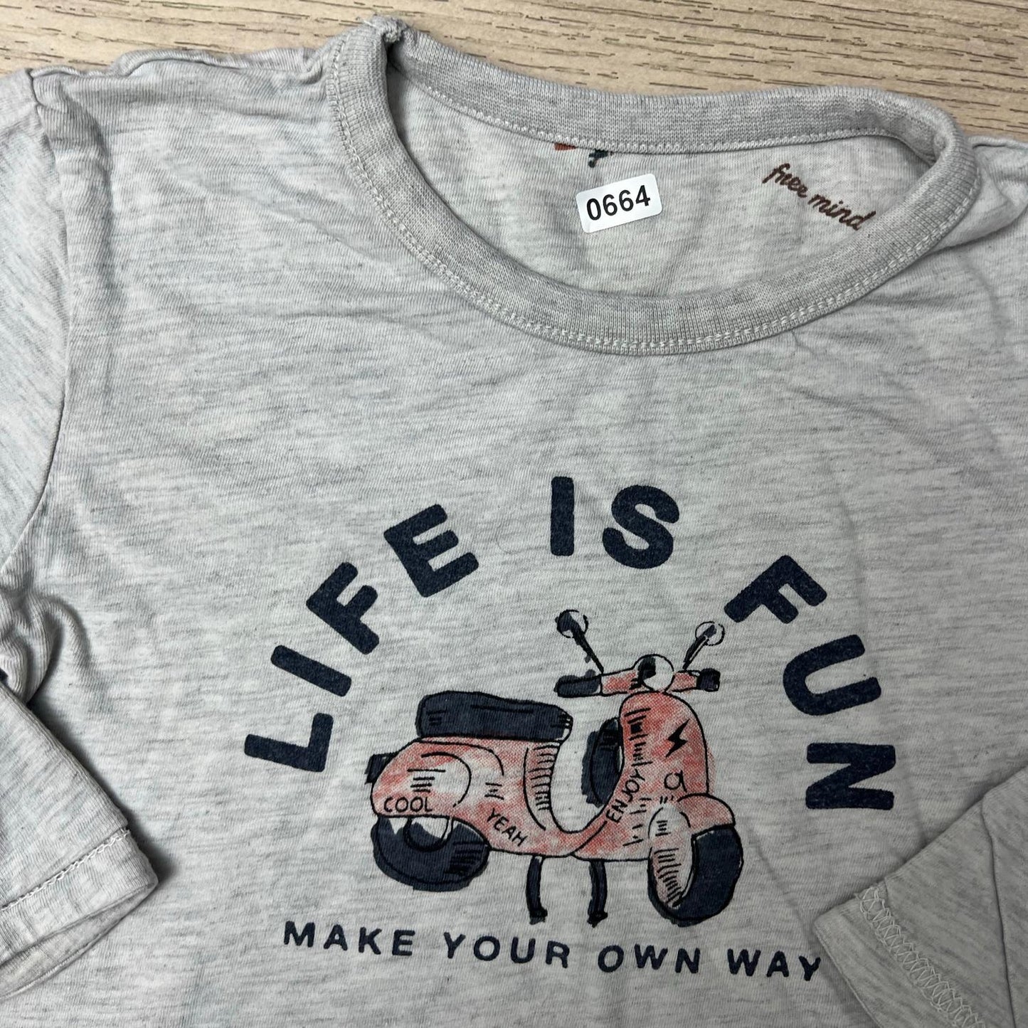 T-Shirt réversible : 3 ans