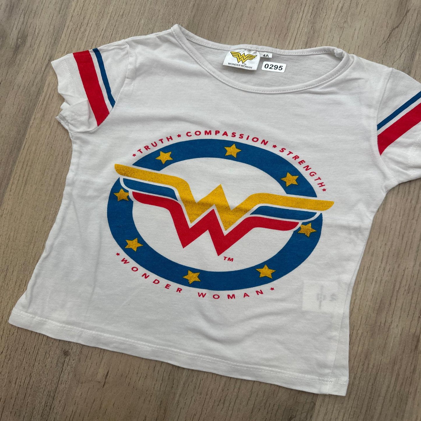 T-shirt Wonder woman : 4 ans