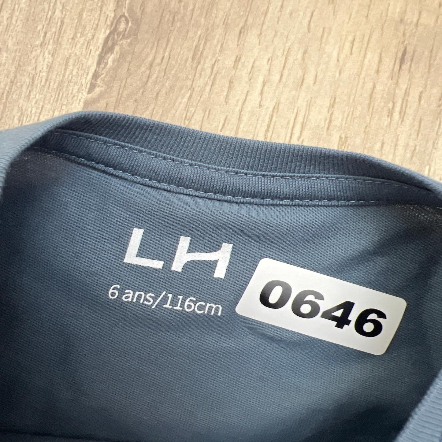 T-shirt La Halle : 6 ans