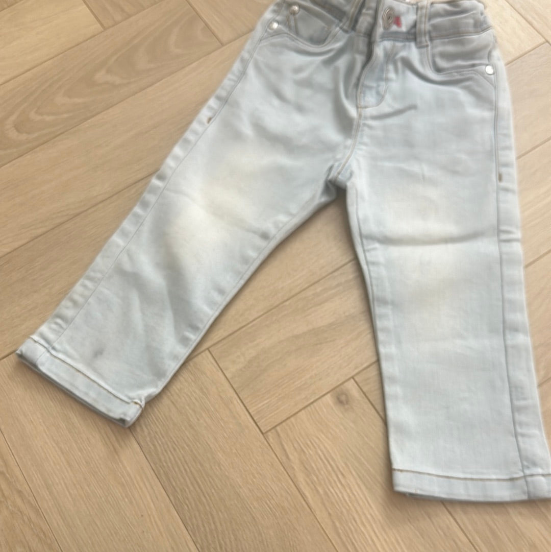 Pantalon okaidi slim 3/4 : 4 ans