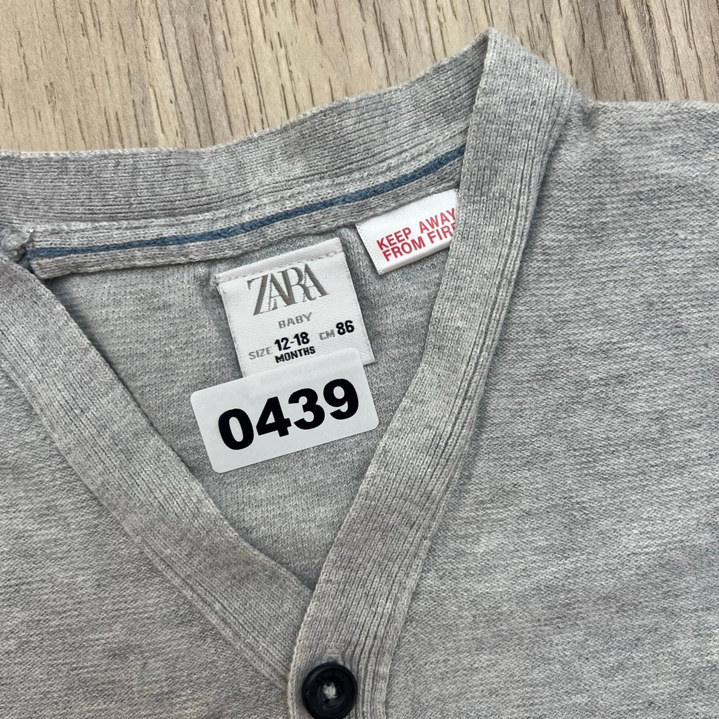 Gilet Zara : 18 mois