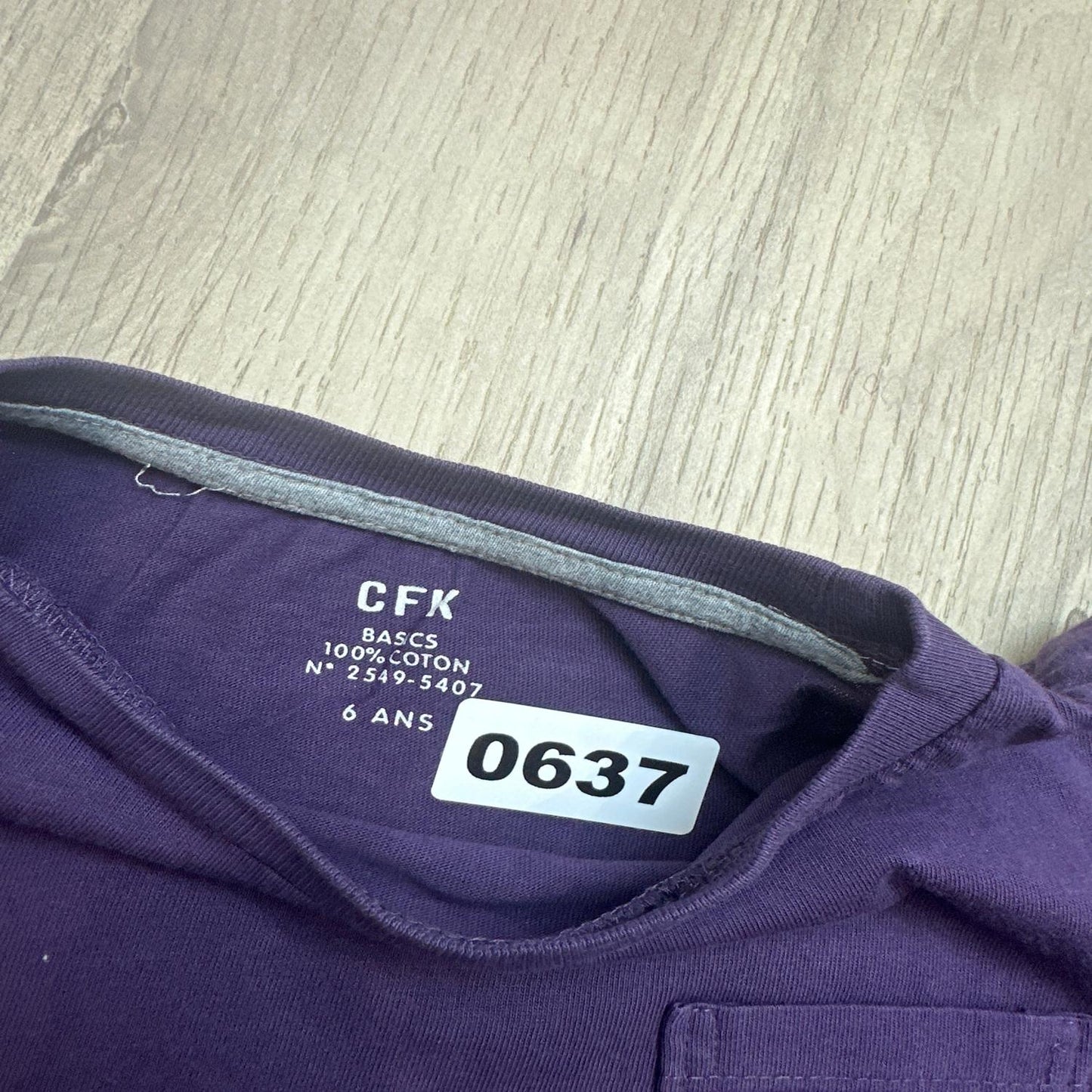 T-shirt CFX : 6 ans