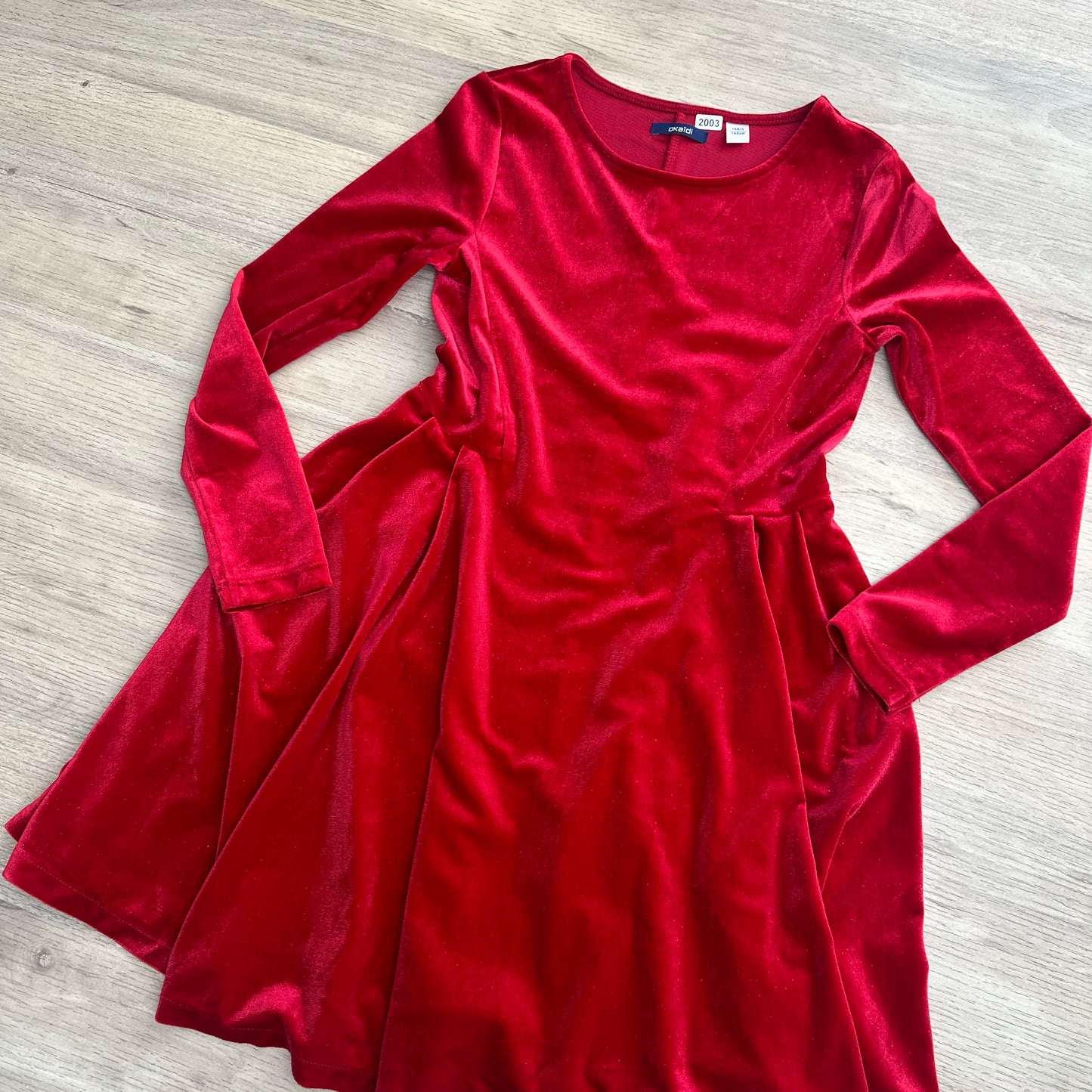 Robe velours Okaïdi : 10 ans
