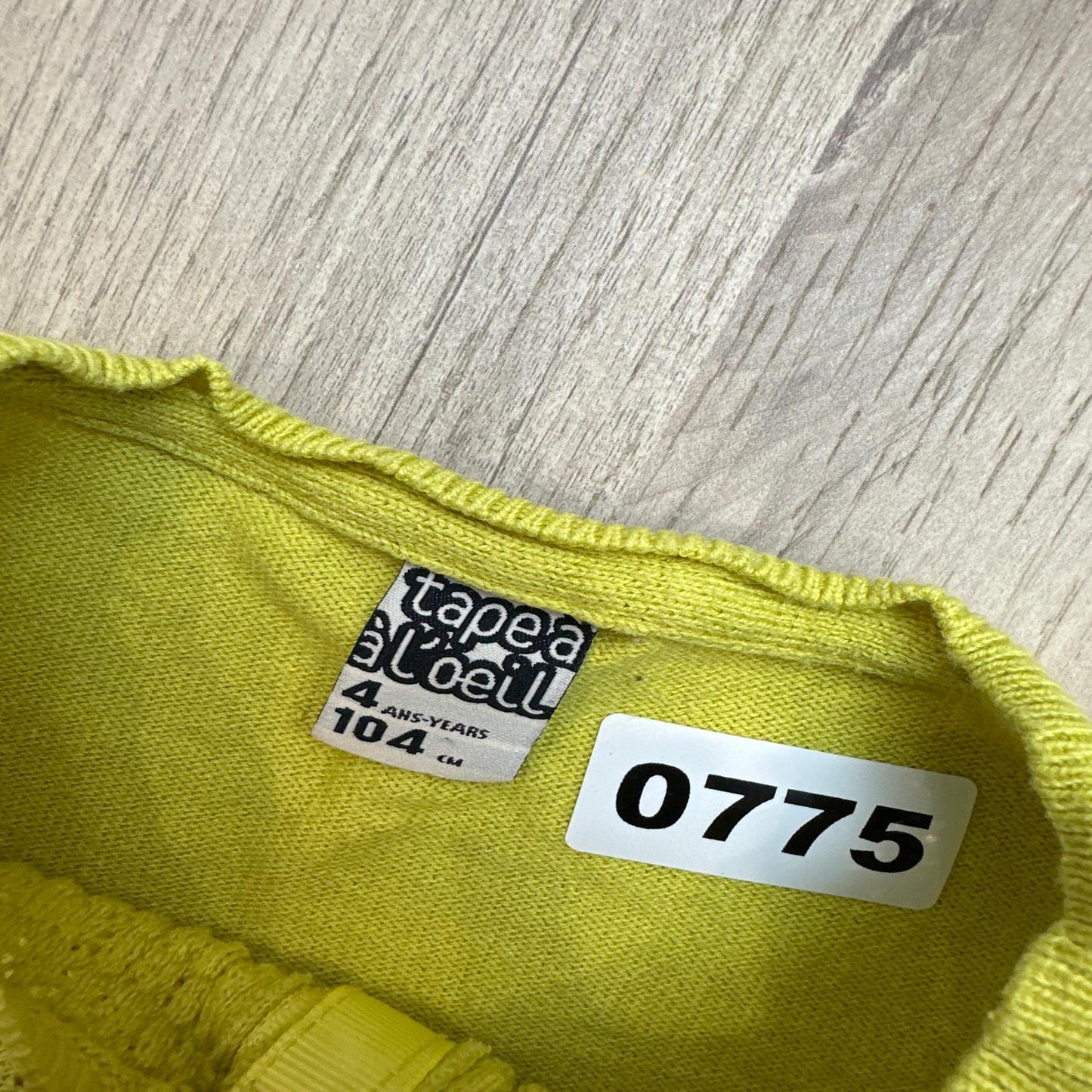 Gilet Tape à l’œil : 4 ans