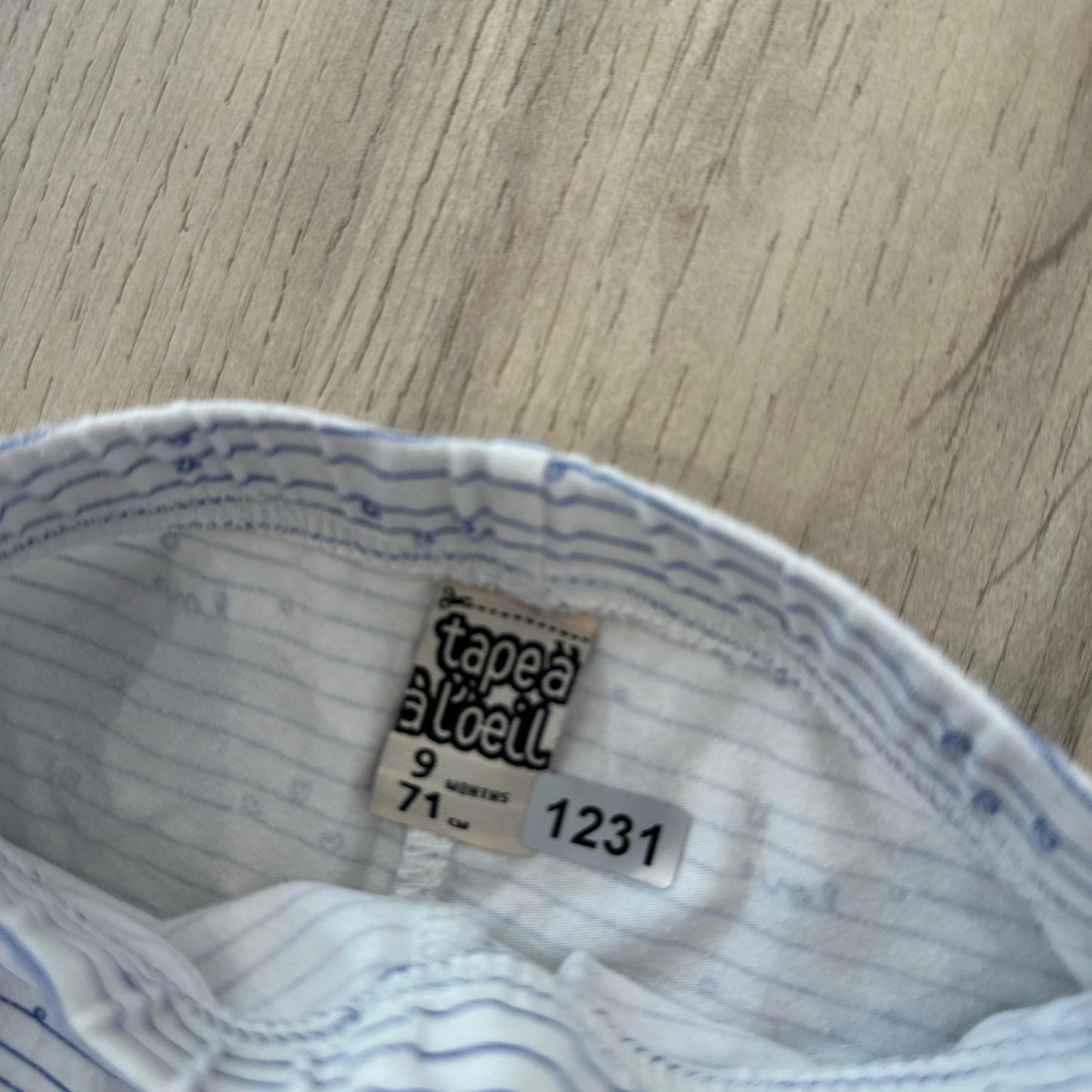 Pantalon Tape à l'oeil : 9 mois