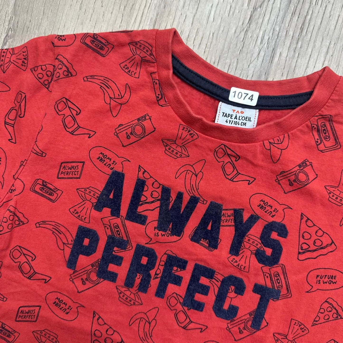 T-Shirt Tape à l'oeil : 4 ans