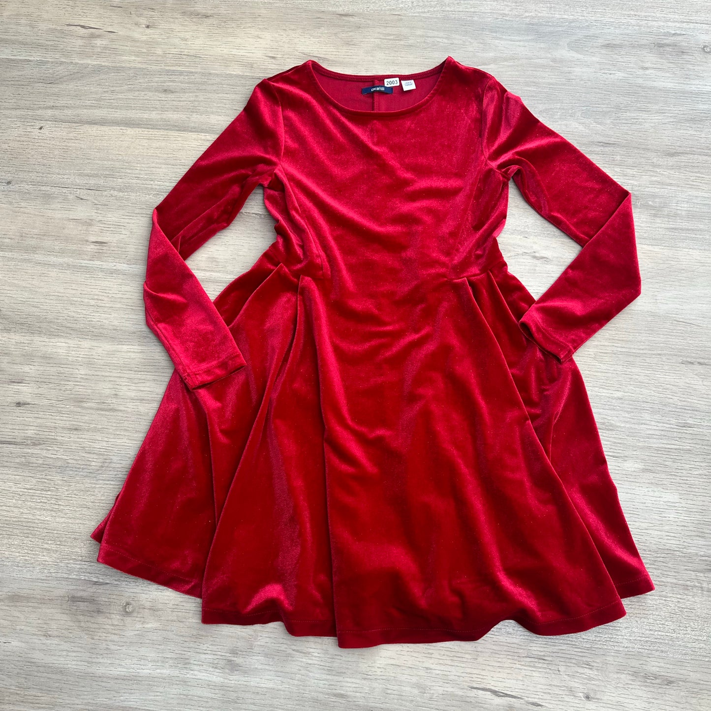 Robe velours Okaïdi : 10 ans
