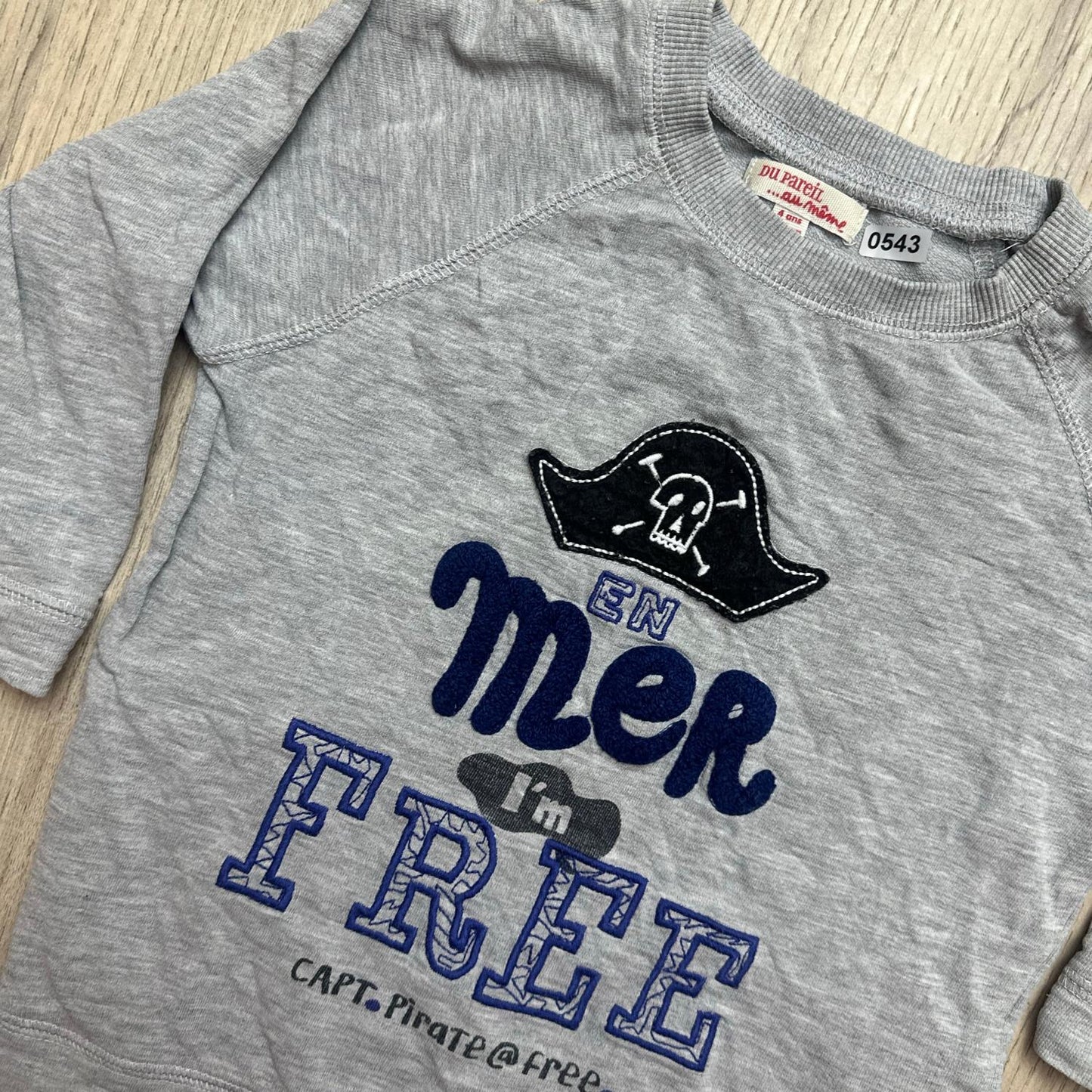 T-Shirt Du Pareil au même : 4 ans