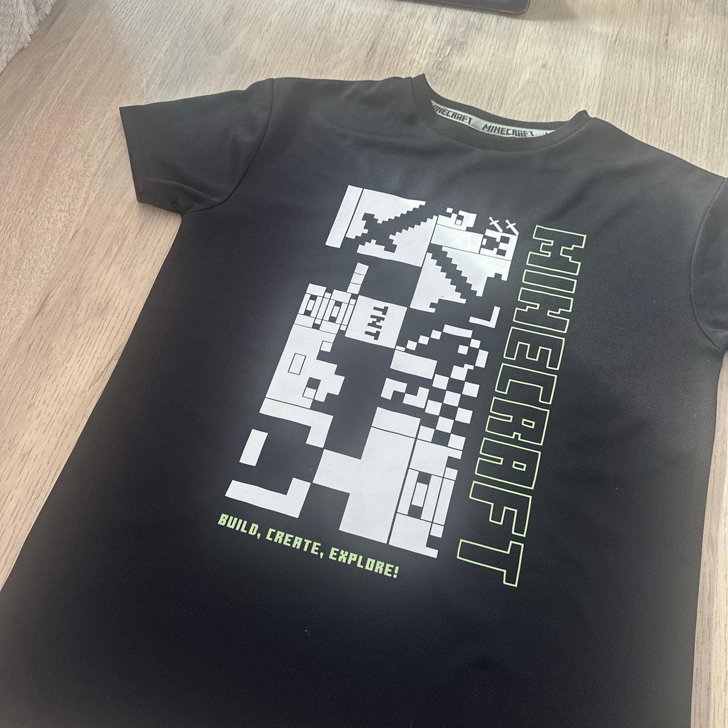 T-Shirt minecraft : 12 ans