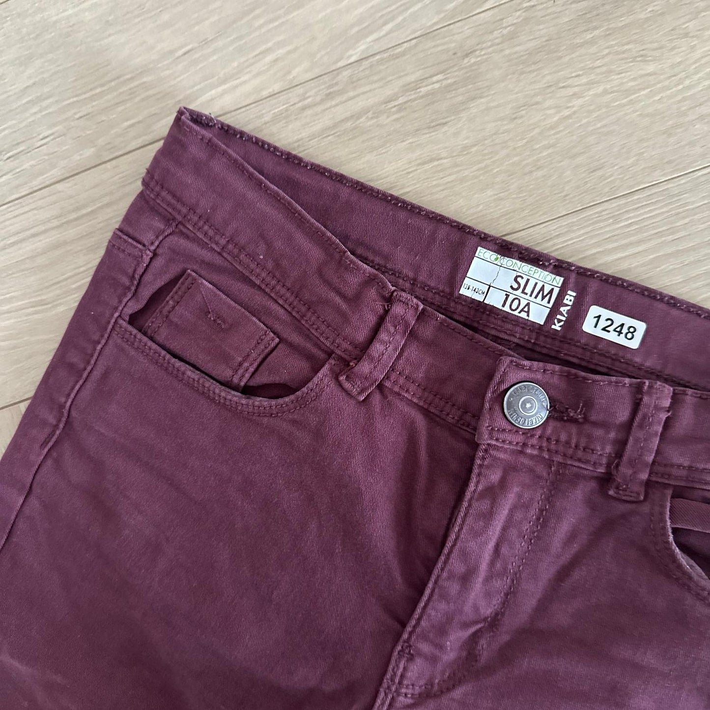 Pantalon slim Kiabi : 10 ans