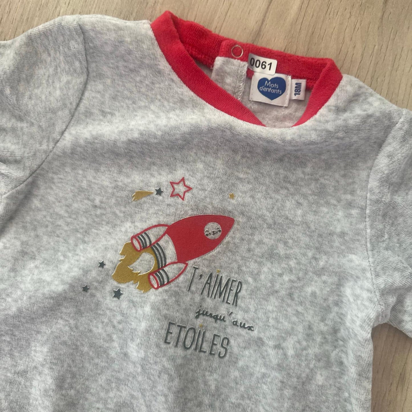 Pyjama Mots d’enfants : 18 mois