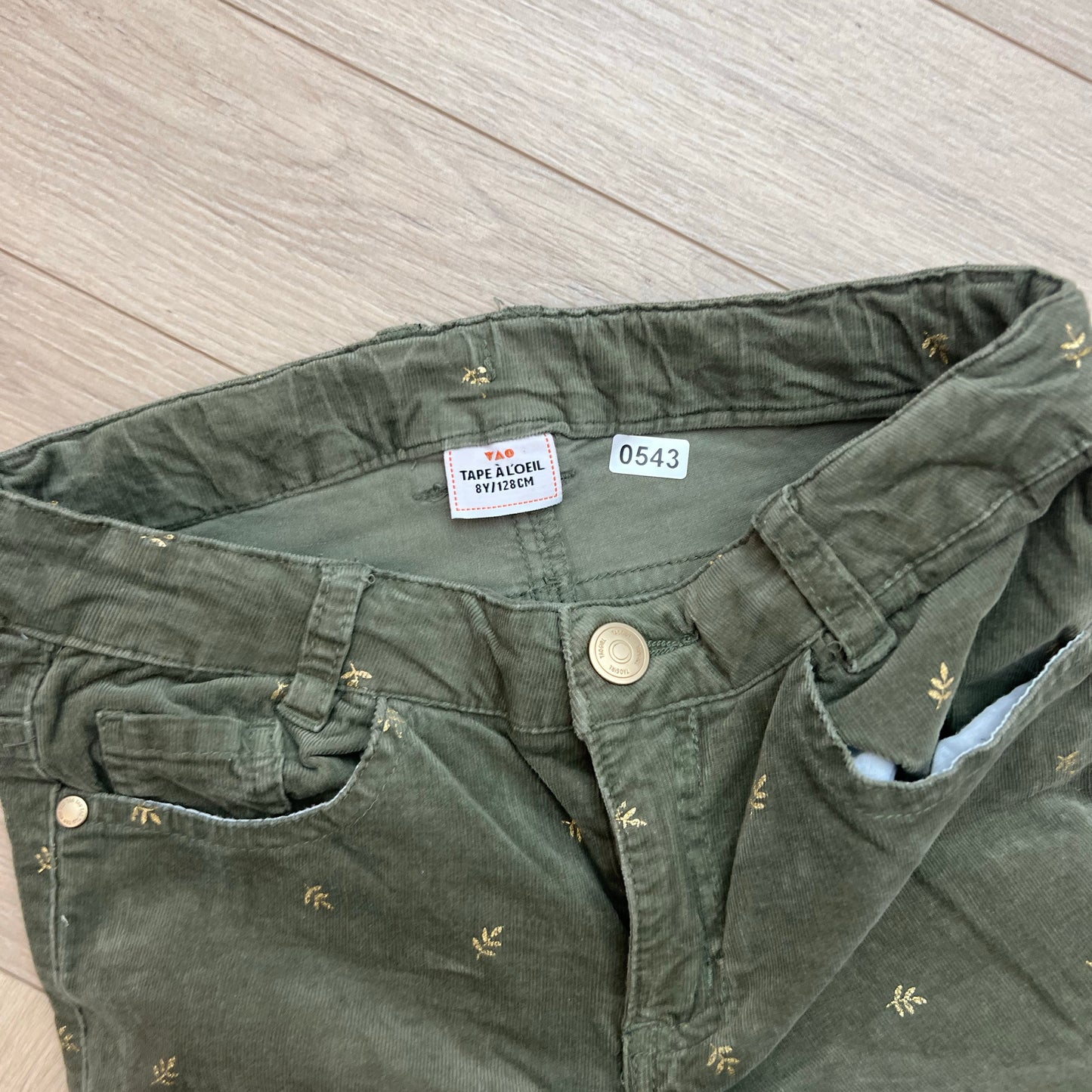 Pantalon Velours Tape à l'oeil : 8 ans
