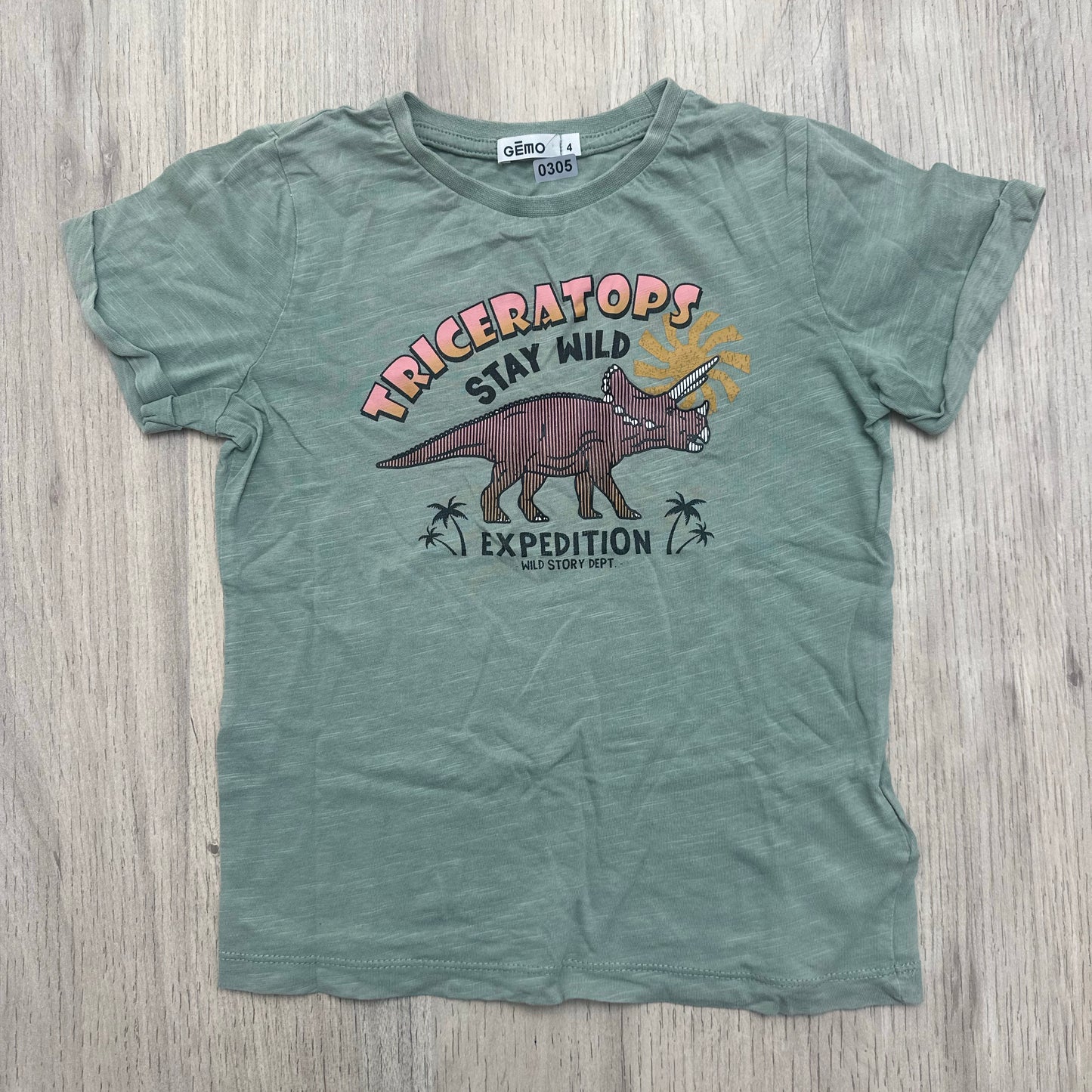 T-Shirt Gémo : 4 ans