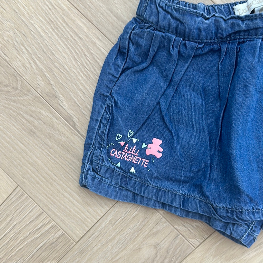 Jupe short, Lulu castagnette : 3 ans