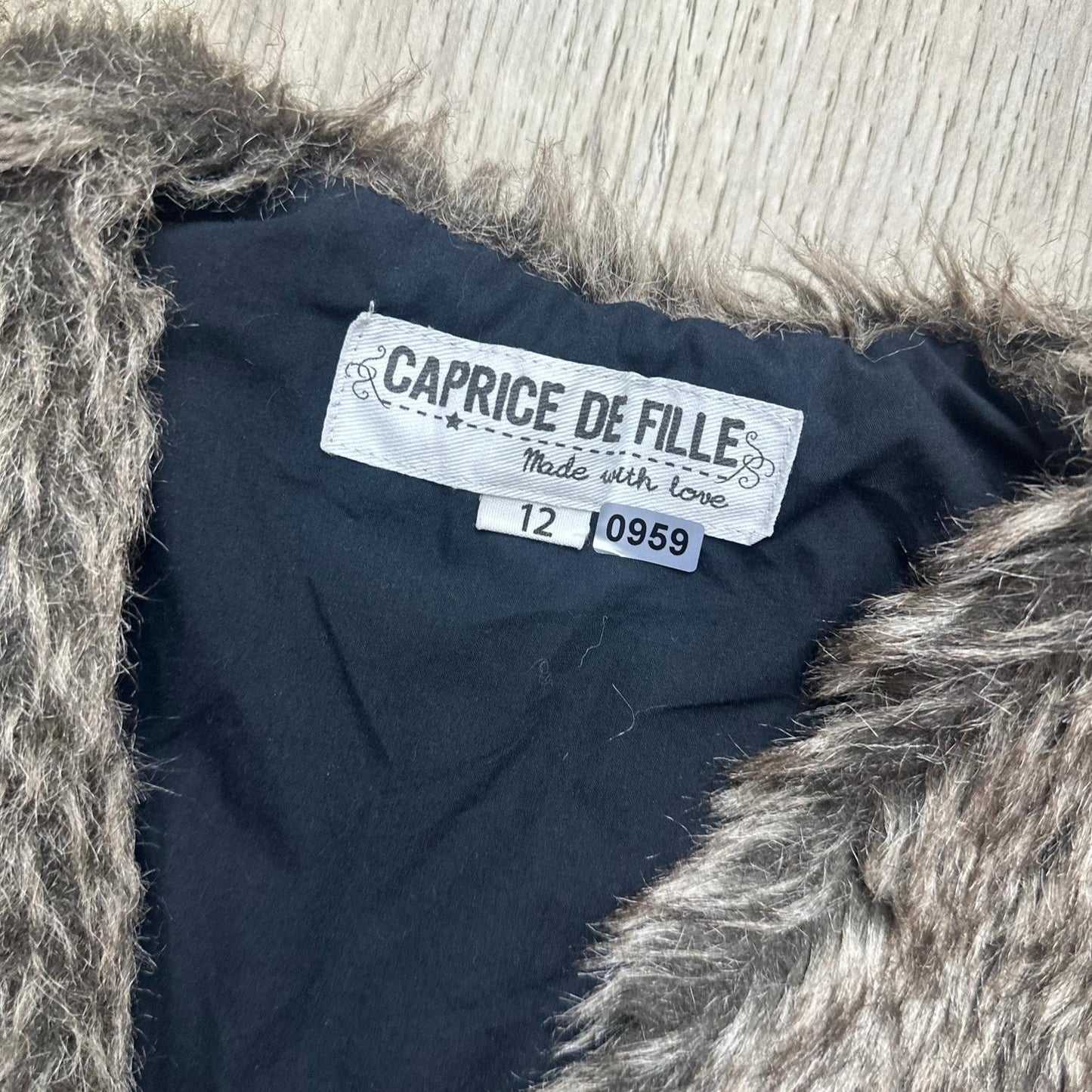Gilet Caprice de fille : 12 ans
