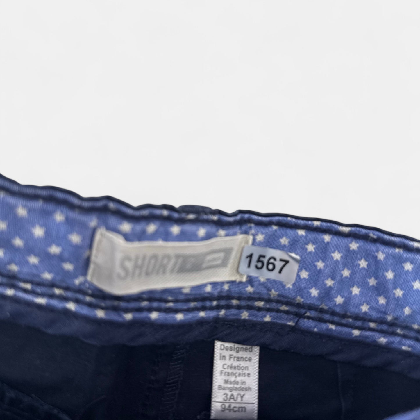 Short Okaïdi : 3 ans