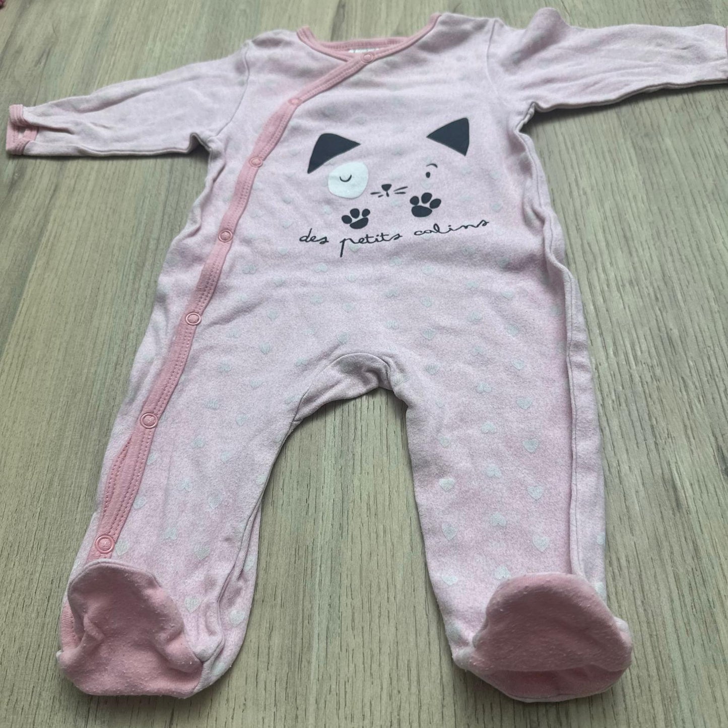 Pyjama mots d’enfants : 3 mois