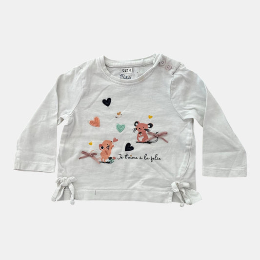 T-Shirt les petits cailloux : 6 mois