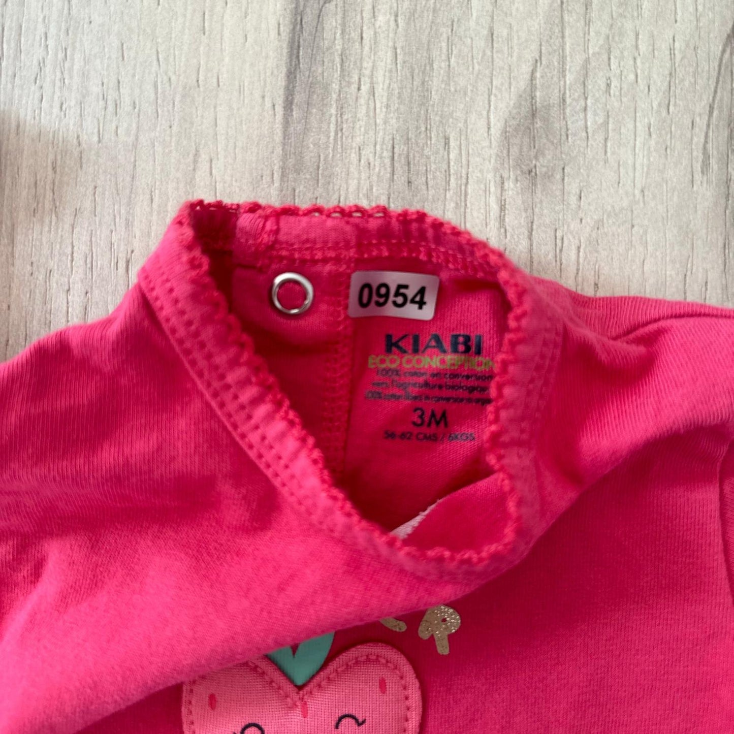 Pyjama Kiabi : 3 mois