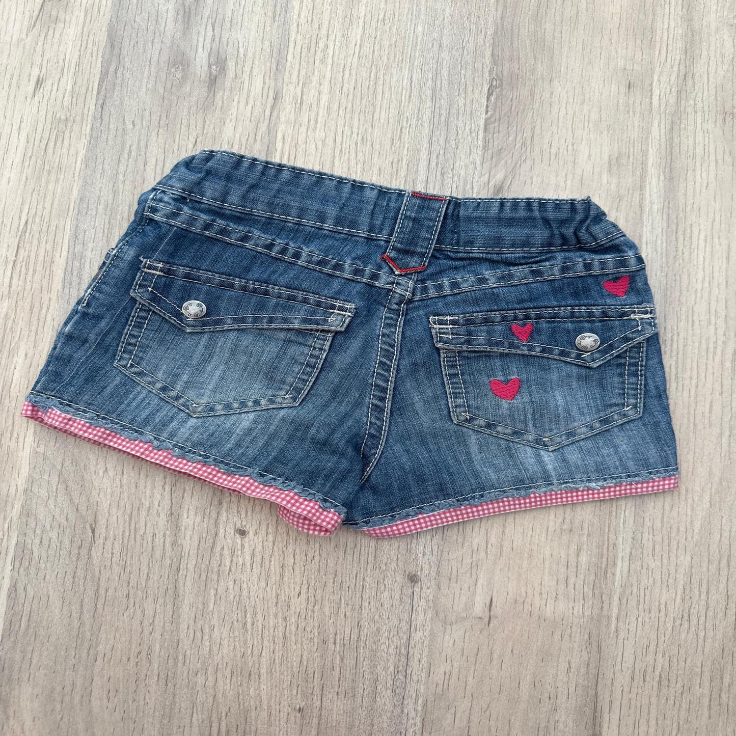Short denim label : 4 ans