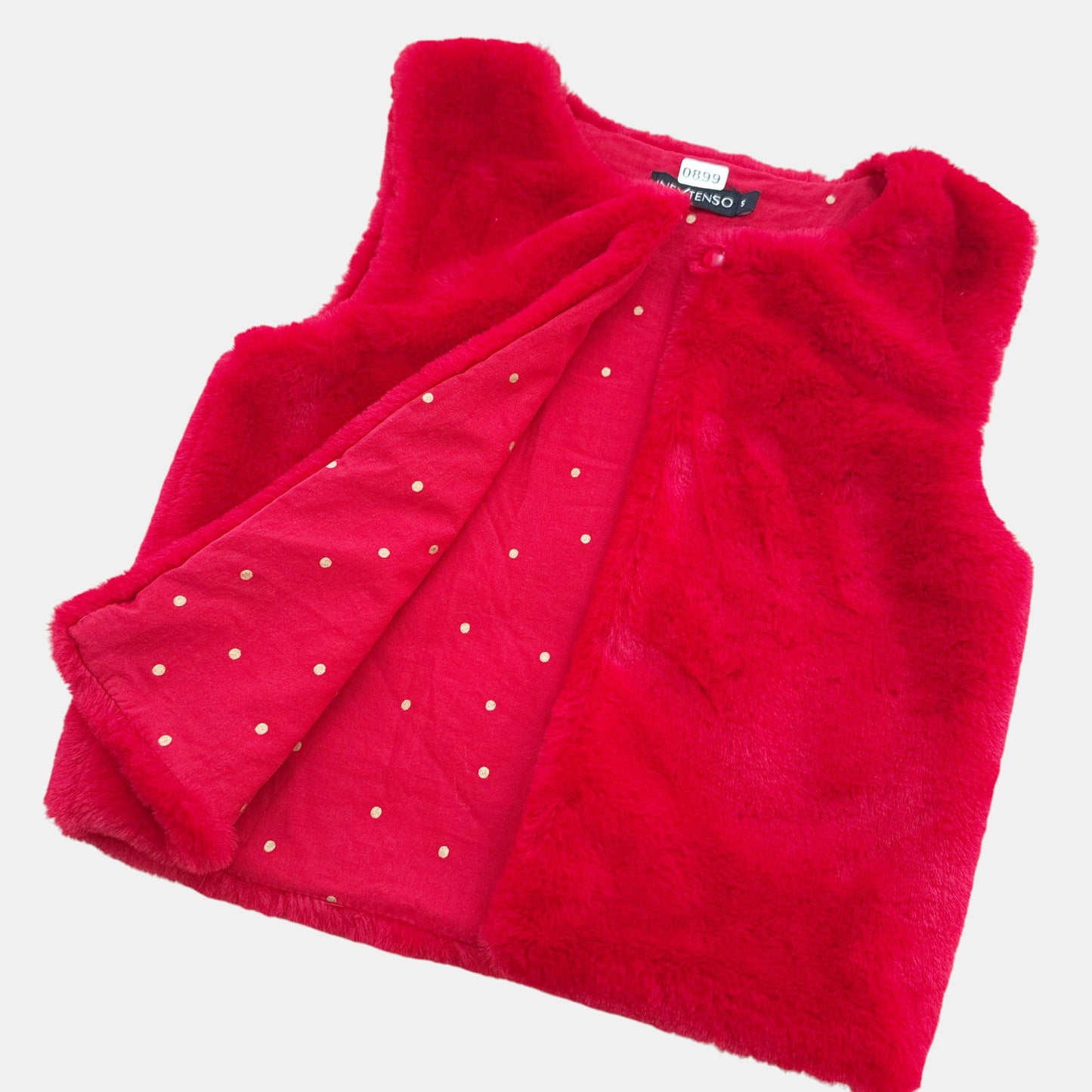 Gilet poilue  manche courte InExtenso : 5 ans