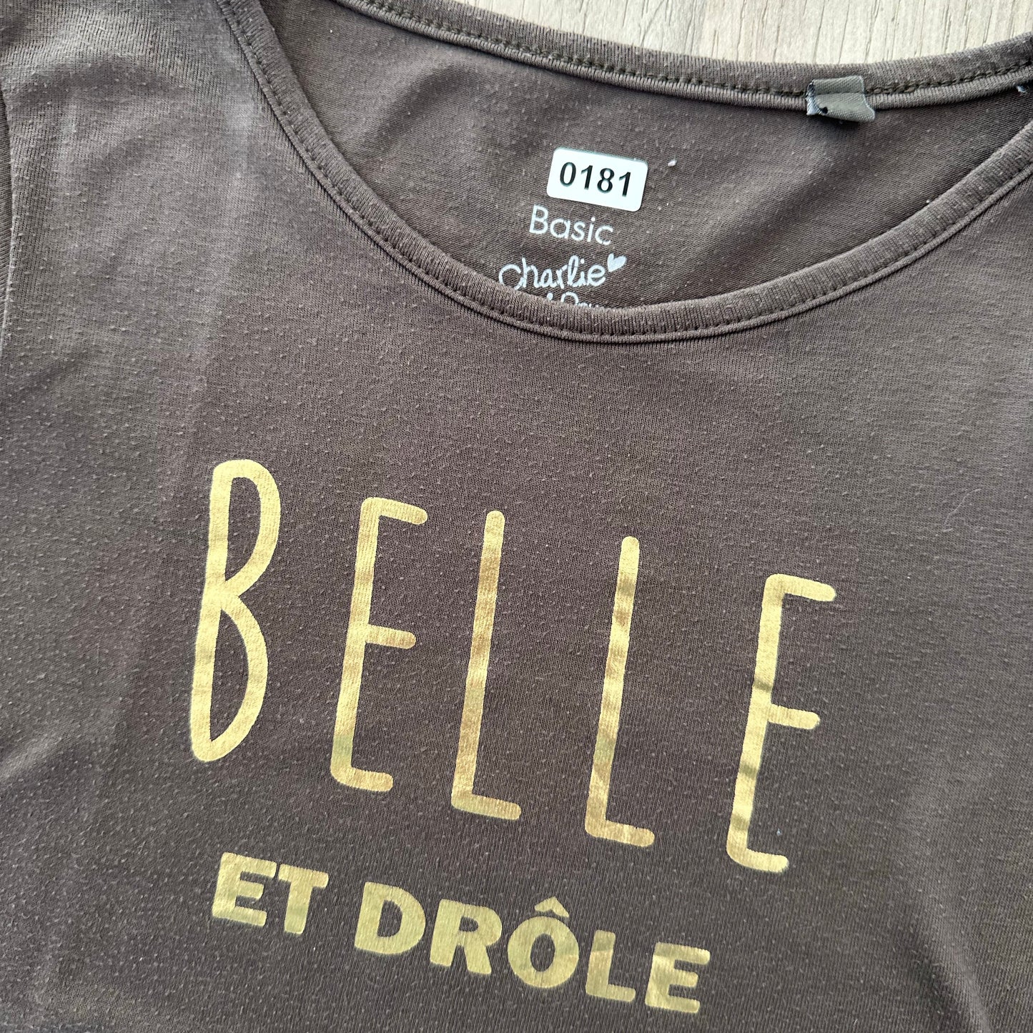 T-Shirt Charlie et prune : 8 ans
