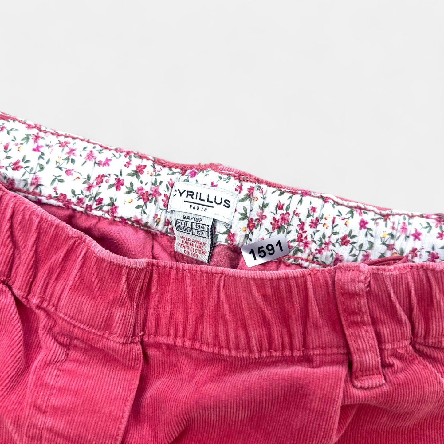 Pantalon velours Cyrillus : 9 ans