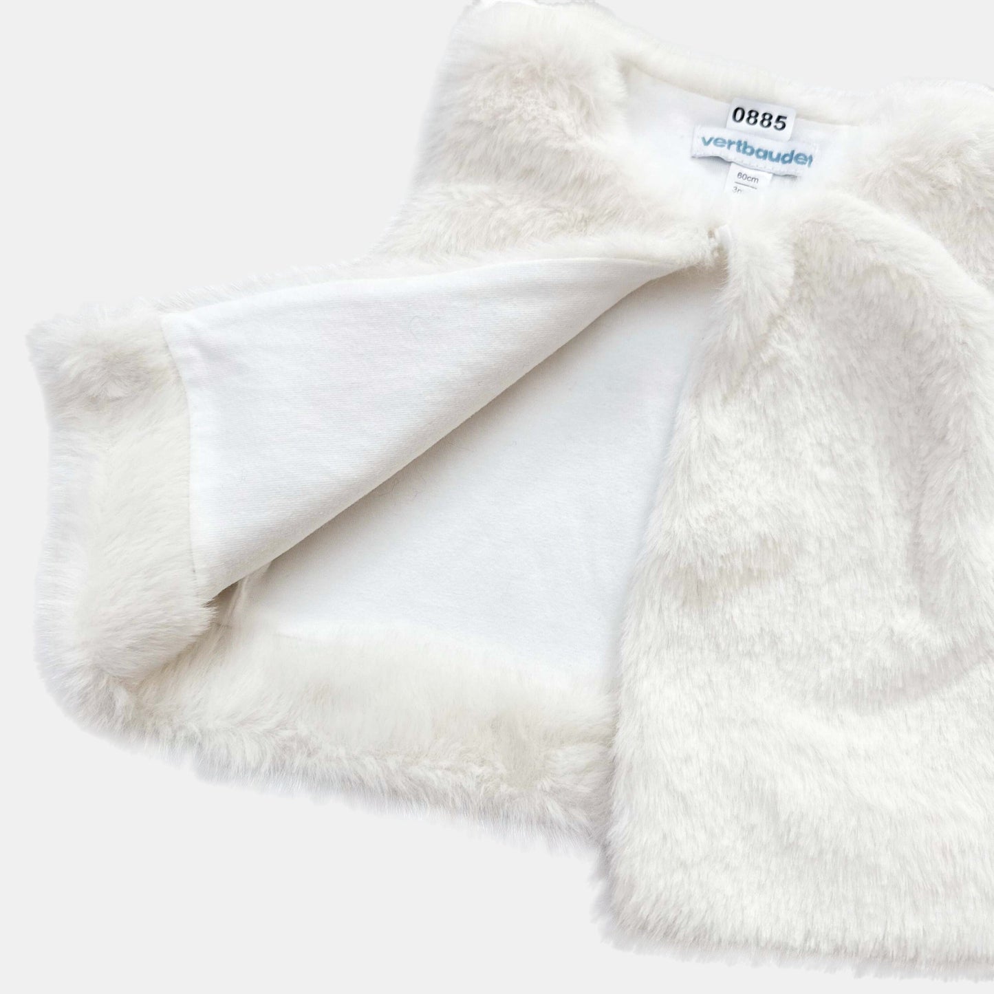 Gilet poilue sans manche Verbaudet : 3 mois