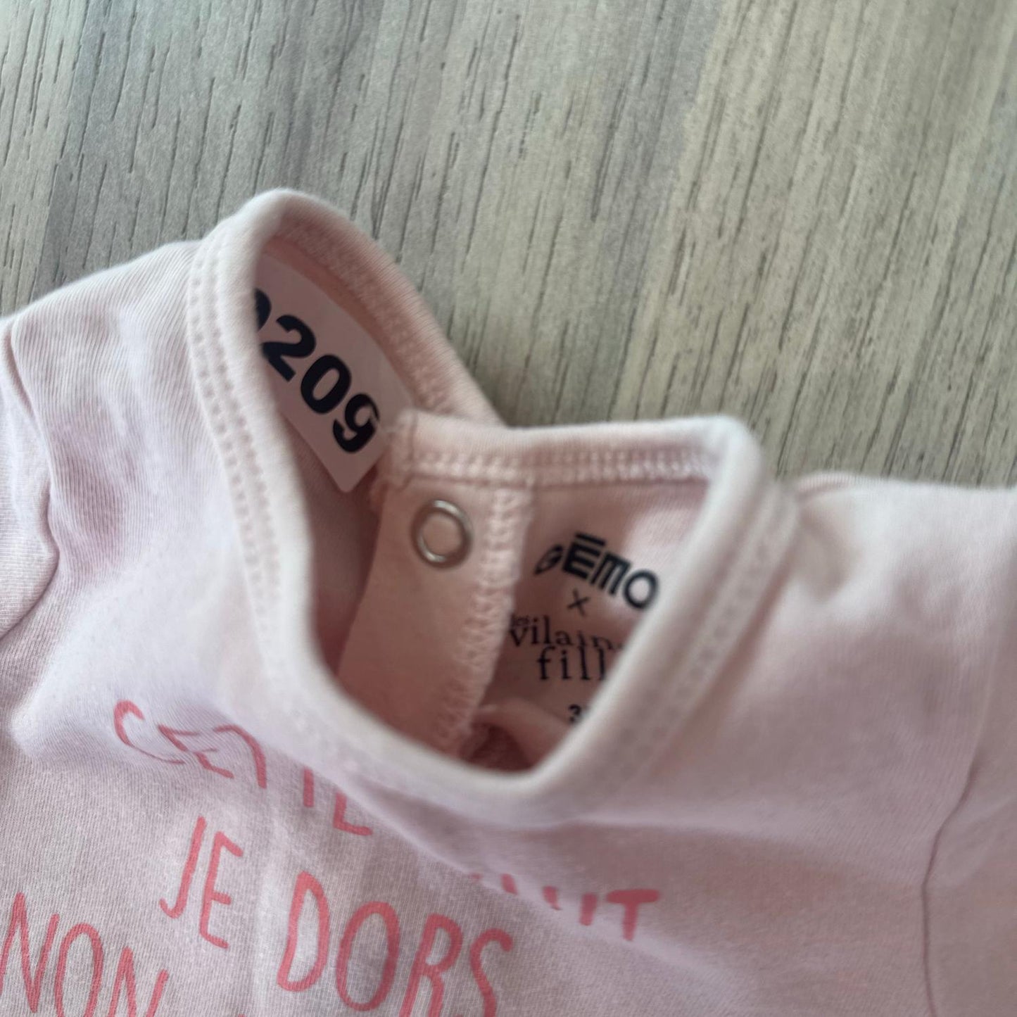 Pyjama Gémo : 3 mois