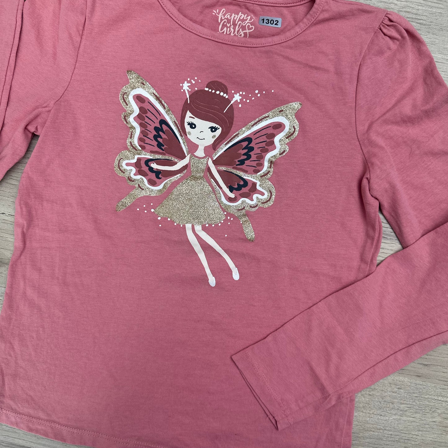 T-Shirt Happy girls : 9 ans
