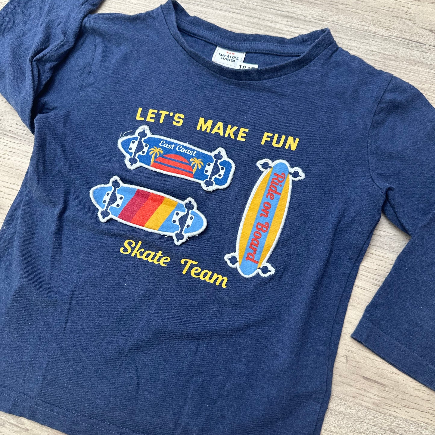 T-Shirt Tape à l'oeil : 4 ans