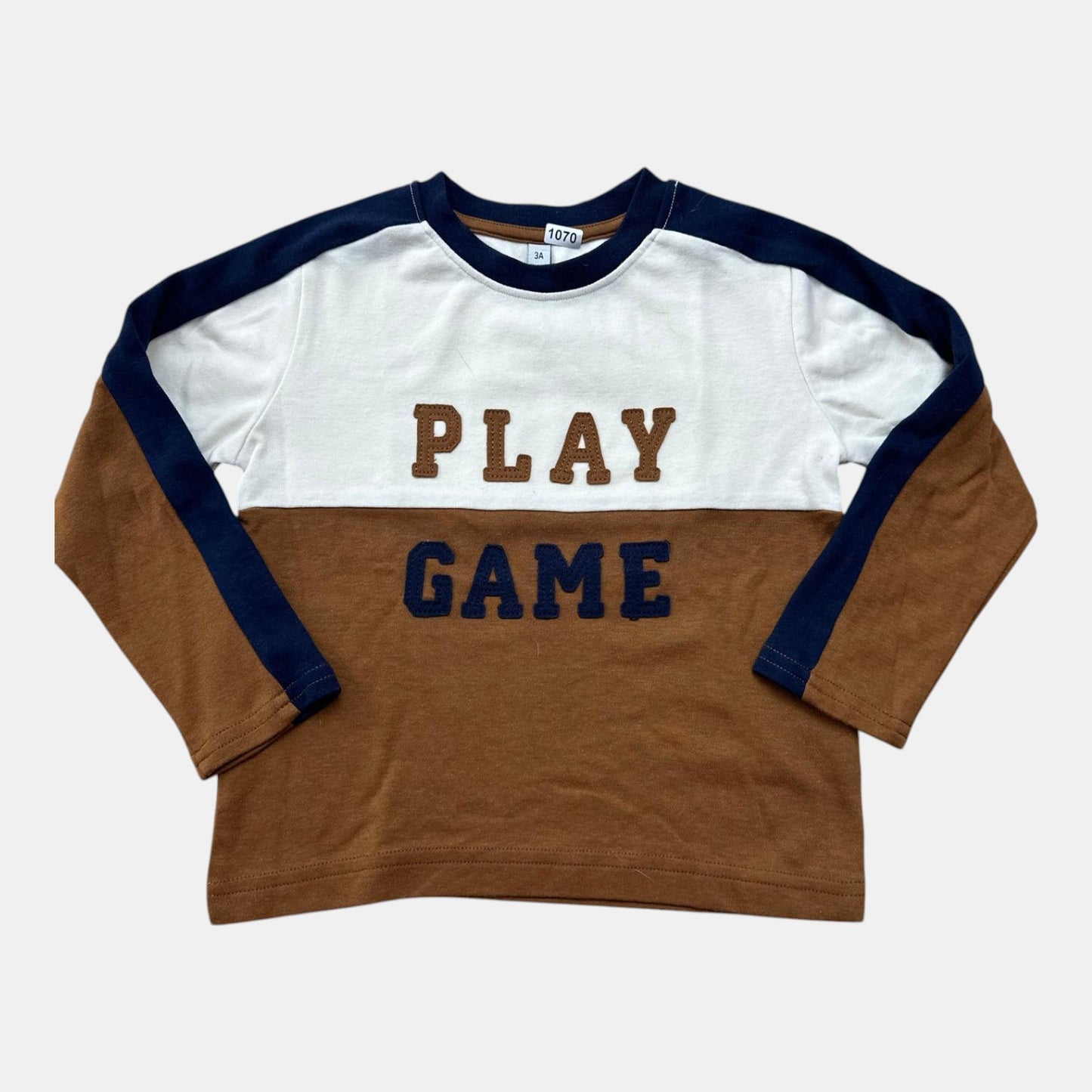 T-Shirt plat Game : 3 ans