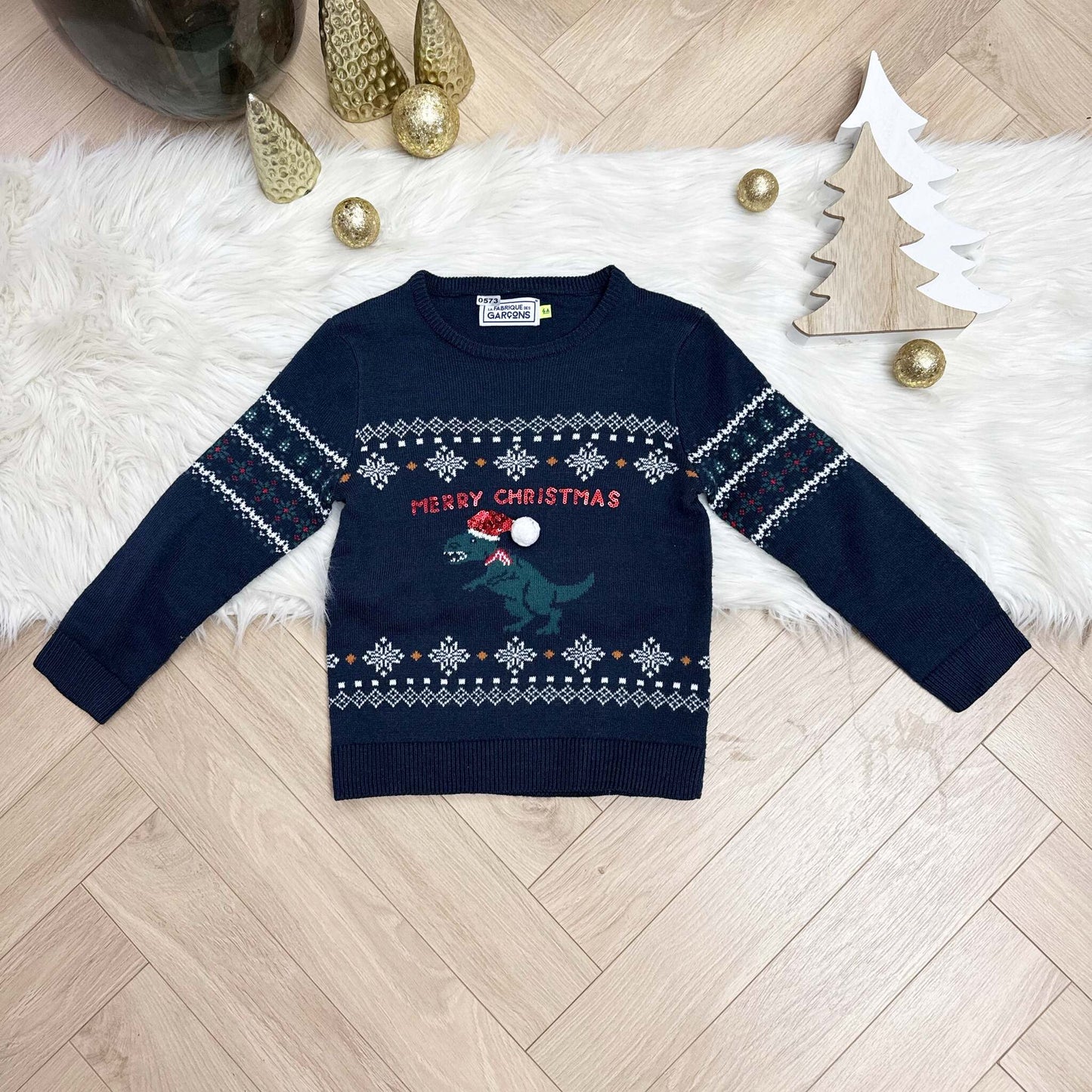 Pull La fabrique des garçons Noël : 6 ans