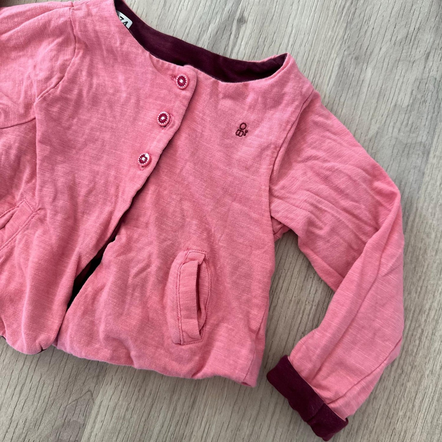 Gilet réversible Okaïdi : 6 mois
