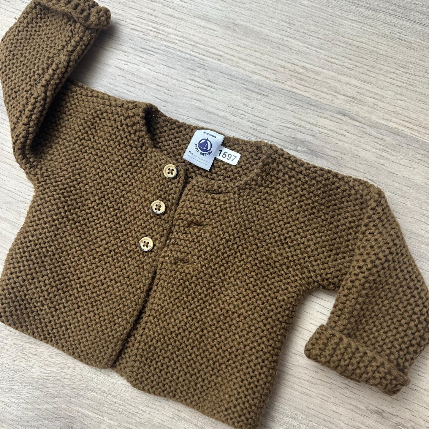 Gilet Petit Bateau : 3 mois