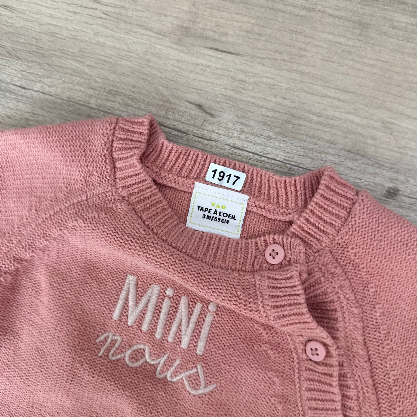 Pull Tape à l'oeil : 3 mois