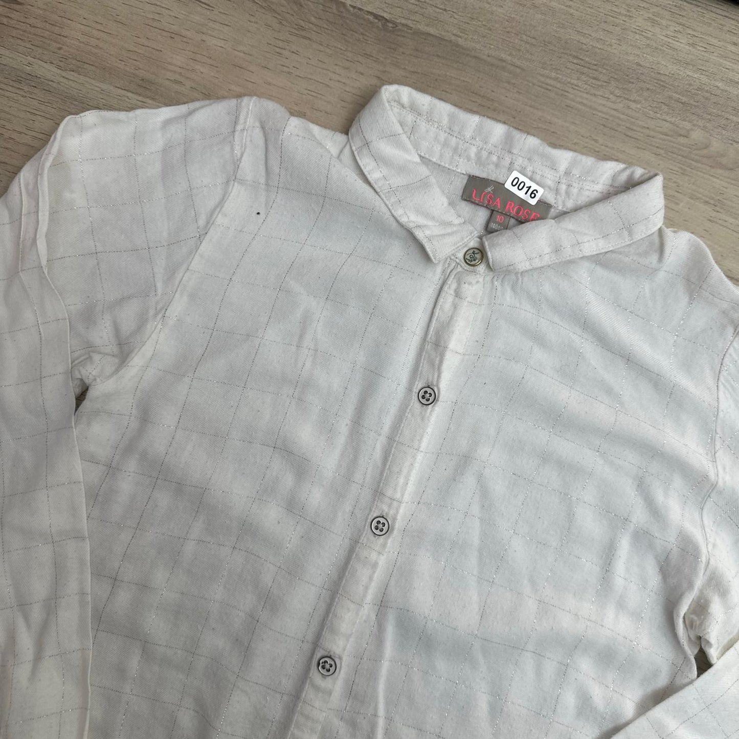 Chemise Lisa rose : 10 ans