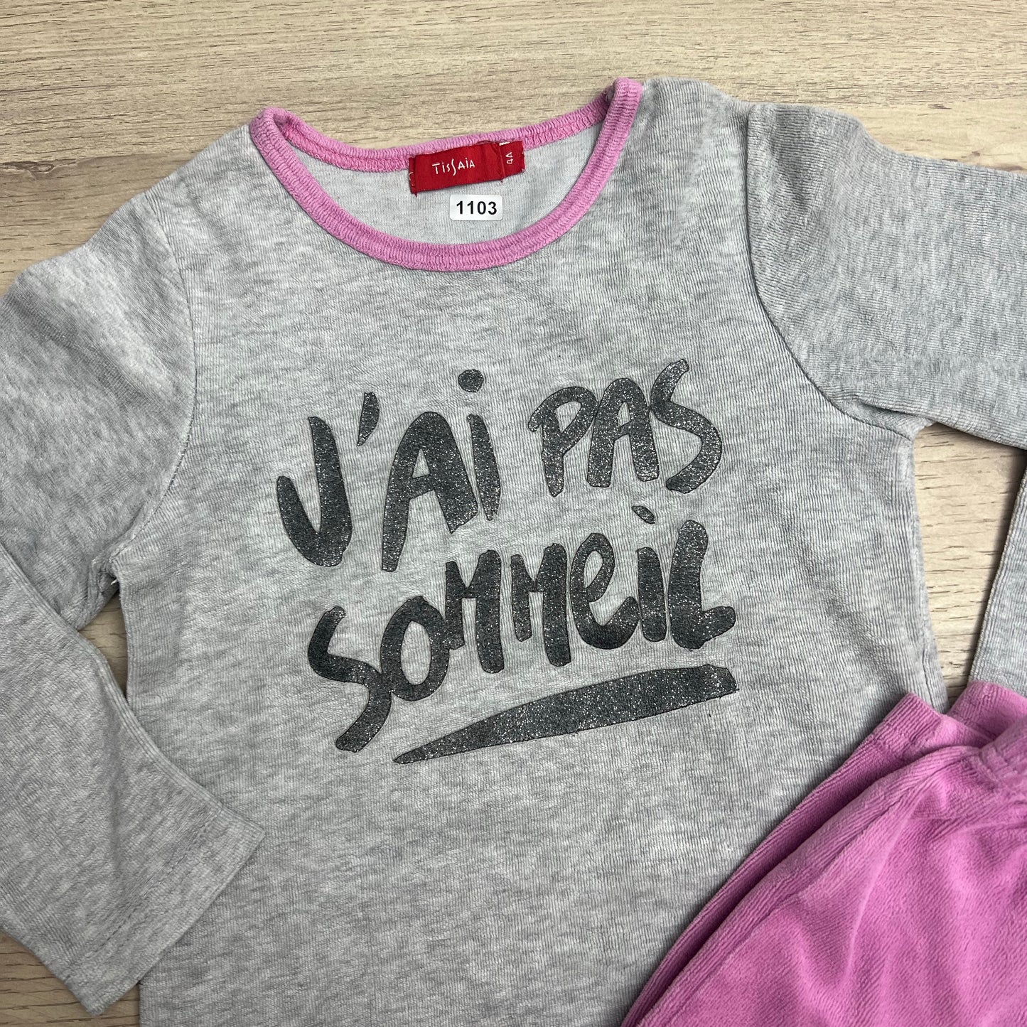 Pyjama Tissaia : 4 ans