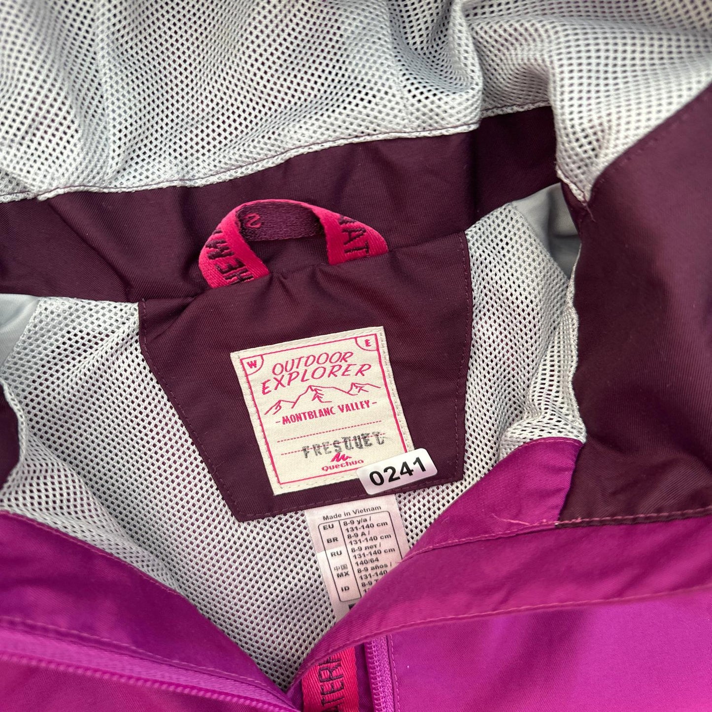 Imperméable Queshua : 8 ans
