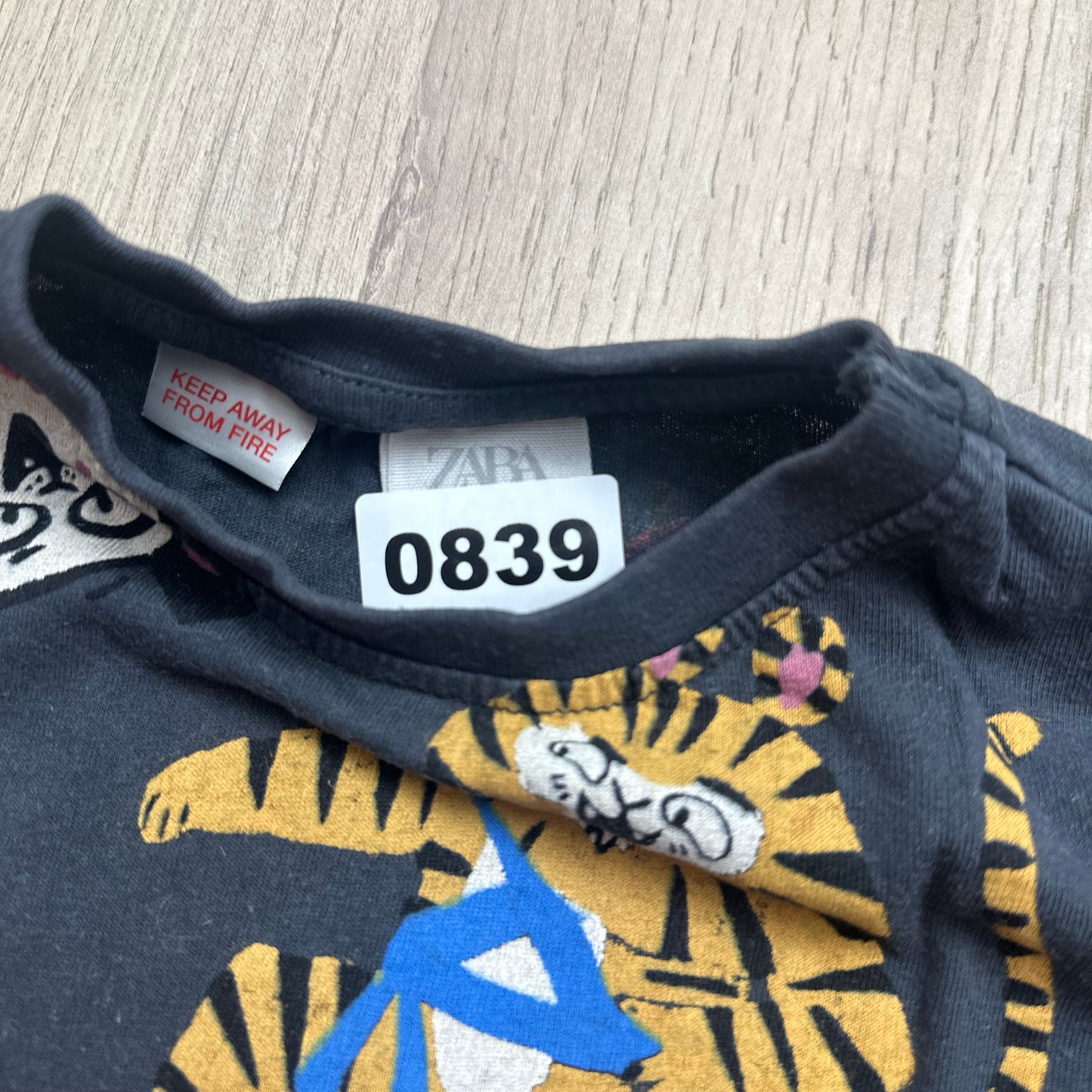 T-Shirt Zara : 4 ans