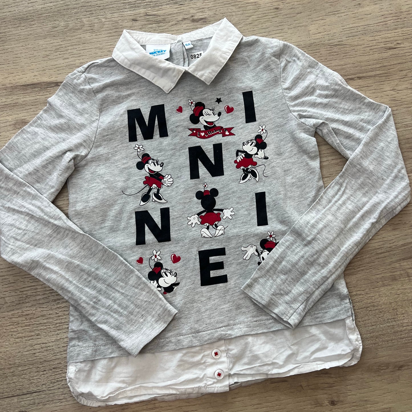 T-Shirt Disney Minie : 8 ans