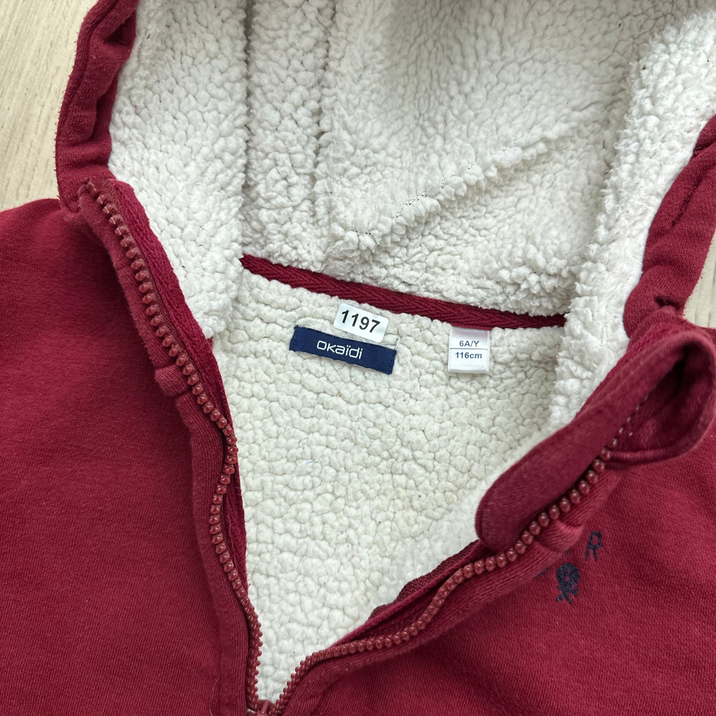Gilet Okaïdi : 6 ans