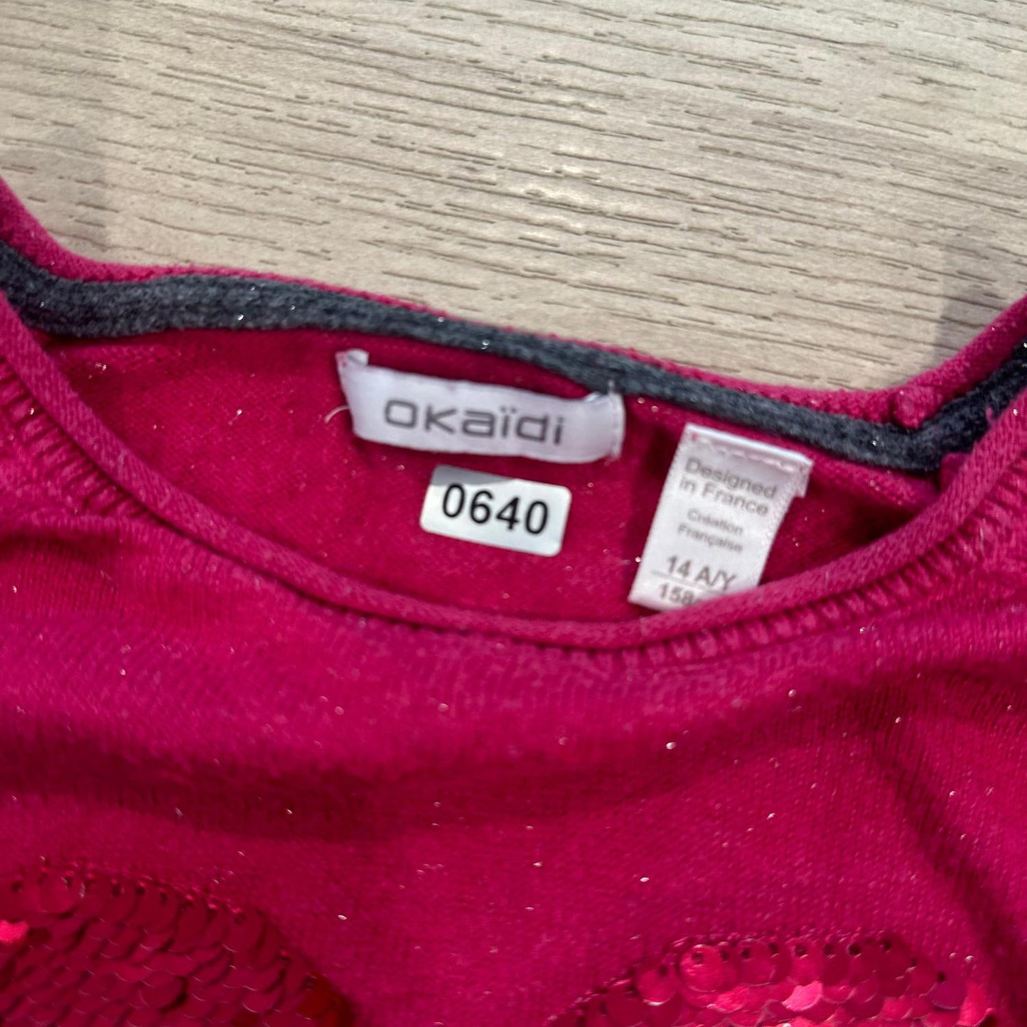 Pull Okaïdi : 14 ans