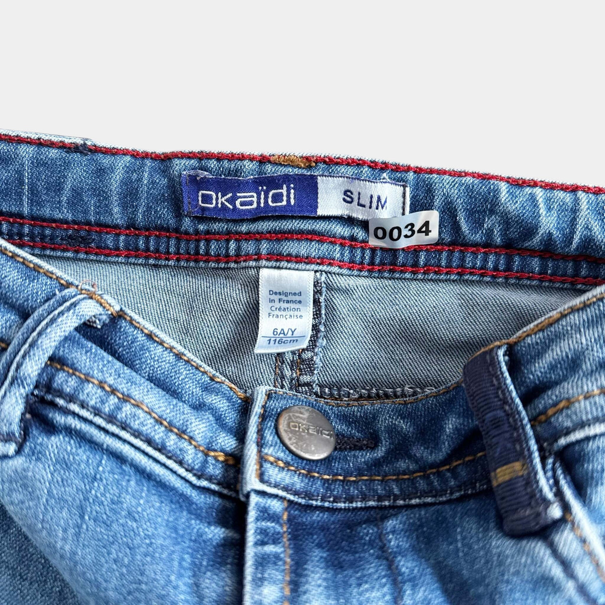 Jeans slim Okaïdi : 6 ans