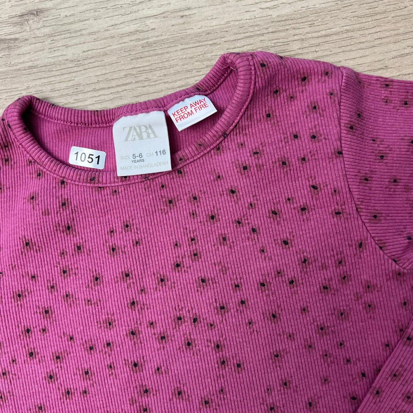 T-Shirt Zara : 6 ans